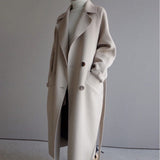 ACELYA - Long Wool Coat