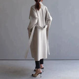 ACELYA - Long Wool Coat