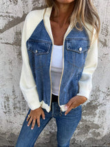 Phoebe™ - Modern Jacket with Denim