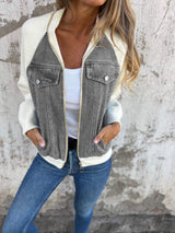 Phoebe™ - Modern Jacket with Denim